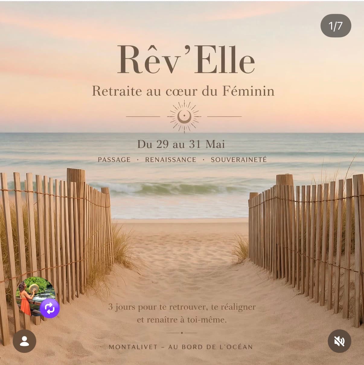 Rêv'Elle, Retraite au cœur du Féminin, plage à Montalivet