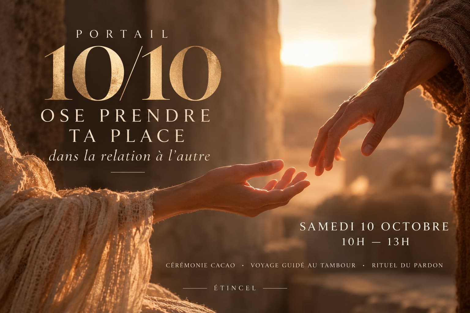 PORTAIL du 10/10 — Ose prendre ta juste place, dans tes relations, tes choix et ta vie