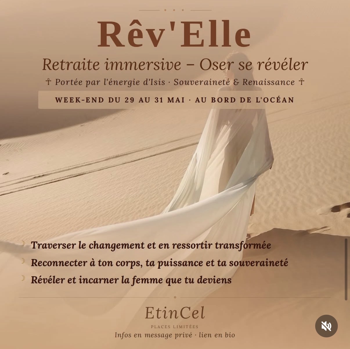 Rêv'Elle — Retraite immersive, énergie d'Isis dans le désert