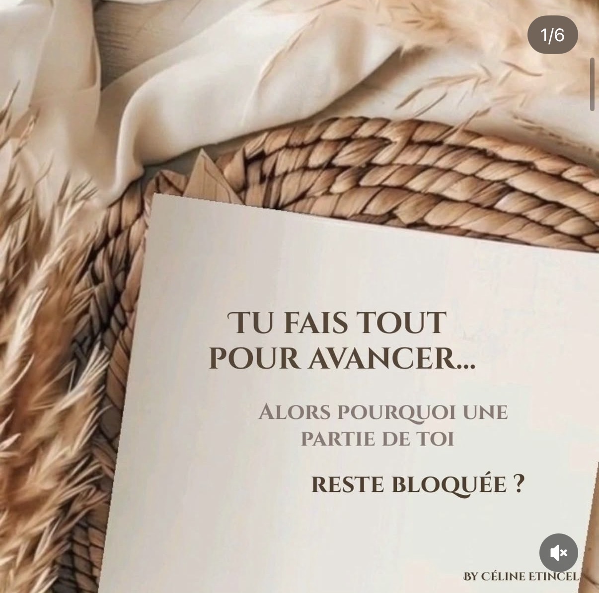 Tu fais tout pour avancer — invitation à la libération